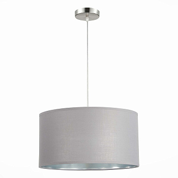 Evoluce SLE300513-01 Светильник подвесной Никель/Серый, Серебристый E27 1*40W