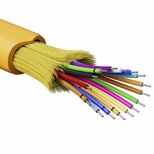 DKC Кабель волоконно-оптический, распределительный, арамидные упрочняющие нити, для внутренней прокладки, нг(A)-HFLTx, 16 ОВ, категорияOM2 (G.651.1) п