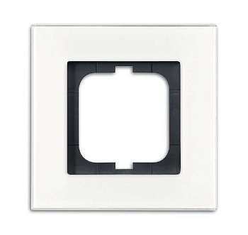 ABB BJE Carat Стекло Белое Рамка 1-я 2CKA001754A4442