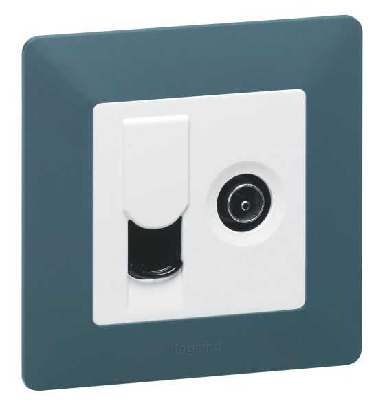 Купить Legrand Valena LIFE Бел Накладка розетки TV-RJ45 754830