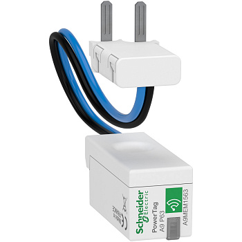 SE БЕСПРОВОДНЫЙ ДАТЧИК ACTI9 POWERTAG 63А RCBO 1P+N / 2P НИЖЕ АППАРАТА =S= A9MEM1563