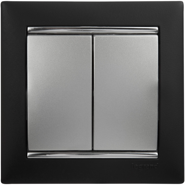 Купить Legrand Valena Ноктюрн/Серебро Рамка 1-ая 770391