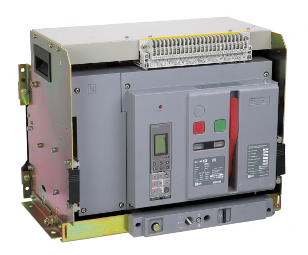 Dekraft Выключатель автоматический воздушный выкатной 4P 3200А 80кА расцепитель Н ВА-732