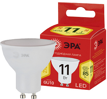 ЭРА ECO LED MR16-11W-827-GU10 (диод, софит, 11Вт, тепл, GU10)