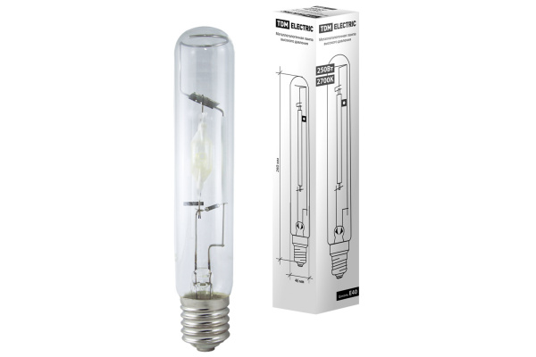 TDM Лампа металлогалогенная ДРИ 250 2700 К Е40 SQ0325-0015