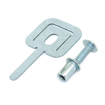 Промрукав Комплекты для крепления ОКЛ с использованием винта, заклепки и хомута FR ПР-25 (100 шт), упак PR08.5203