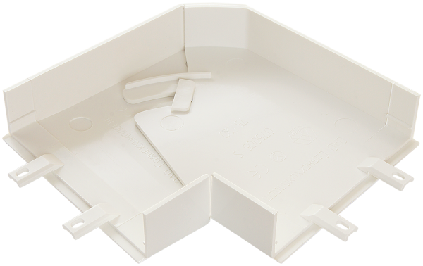 Купить SPL Угол плоский переменный для кабель-канала 75х20 белый (030303 - SPL - 075005S)