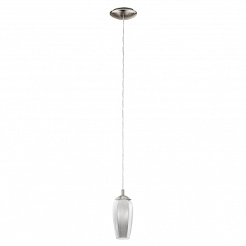 Eglo 96343 Светодиодный подвес FARSALA, 1х2,5W(G9), 125, H1100, сталь, никель матовое/дымчатое стекло, гранилли
