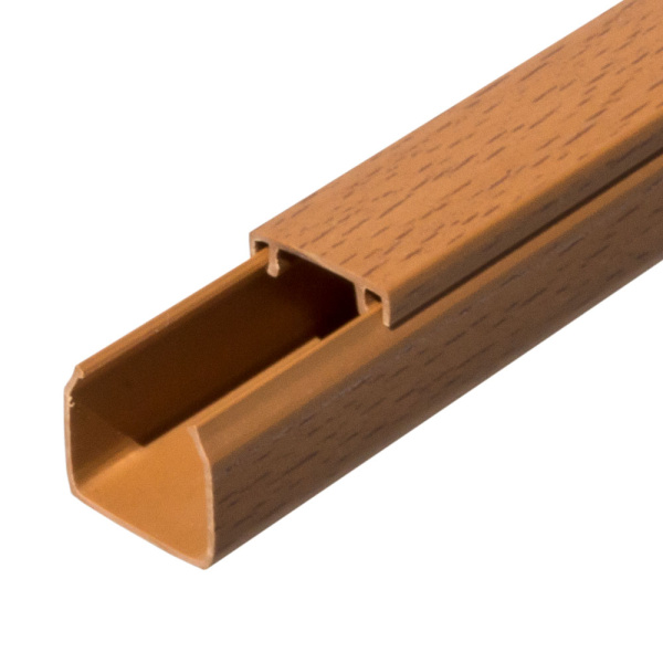 Промрукав Кабель-канал бук 2-й замок в п/э 25х25 (32 м/уп) PR03.0198