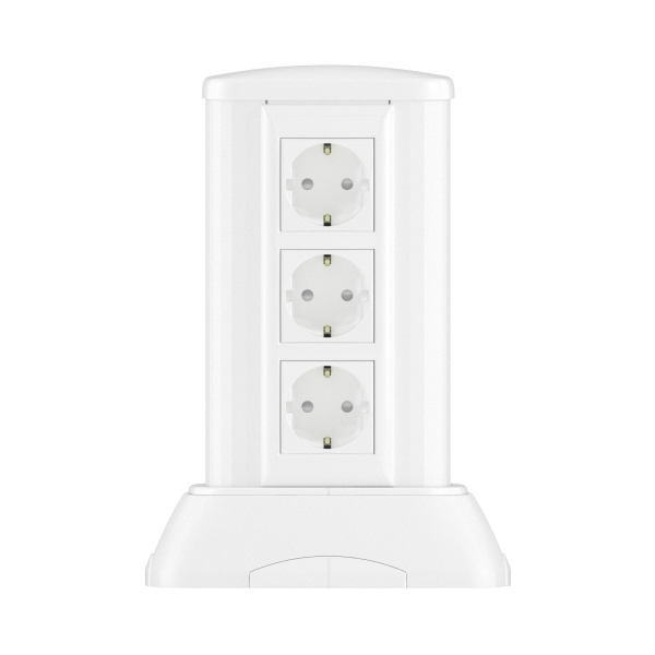 DKC Миниколонна алюминиевая, 0.25м, цвет белый