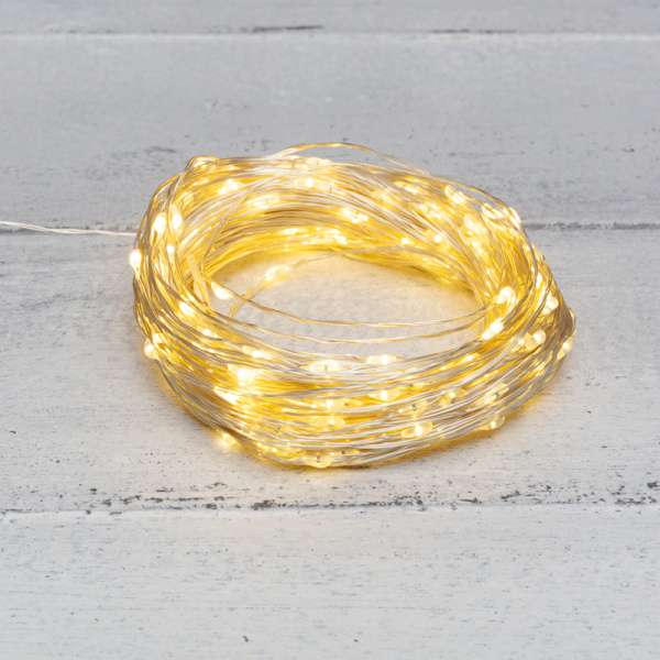 NEON-NIGHT Гирлянда «Роса» с трансформатором 20 м, 200 LED, теплое белое свечение 303-206