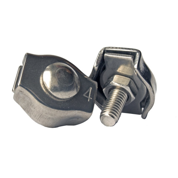 Tech-Krep Зажим для троса Simplex 4 мм (1 шт) - пакет 126601