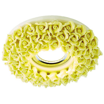 Ambrella Встраиваемый потолочный точечный светильник D5505 YL желтый керамика