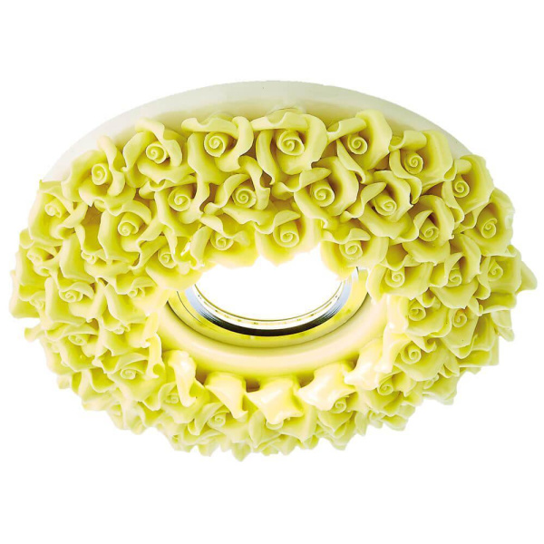 Ambrella Встраиваемый потолочный точечный светильник D5505 YL желтый керамика