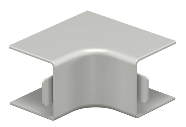 OBO Bettermann Угол внутренний кабель-канала WDK 25x25 мм ПВХ серый RAL7030 6158250