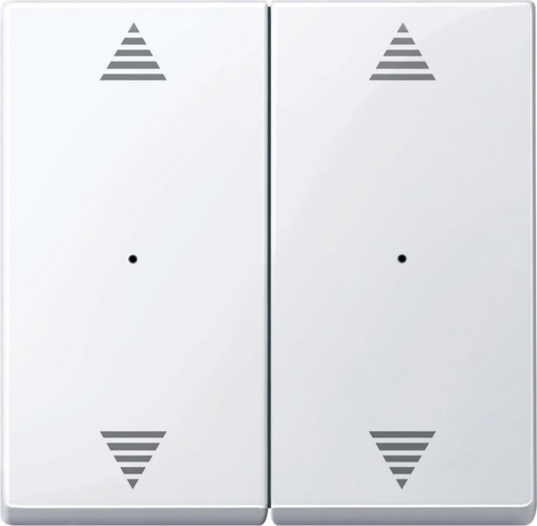 Купить SE Merten KNX\EIB SM Актив Бел Клавиша для модуля 2-кнопочного выключателя, с символами ВВ/ВН, 1/0 (MTN619725)