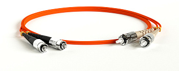 Hyperline FC-D2-50-FC/PR-ST/PR-H-3M-LSZH-OR Патч-корд волоконно-оптический (шнур) MM 50/125, FC-ST, 2.0 мм, duplex, LSZH, 3 м 239432