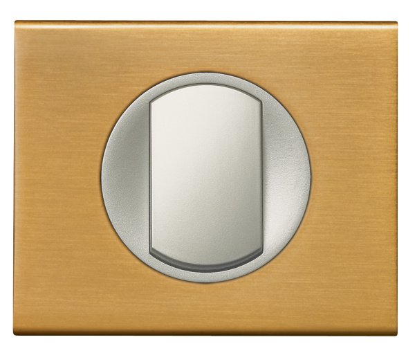 Купить Legrand Celiane Золото Рамка 1 пост (2 модуля) 069131