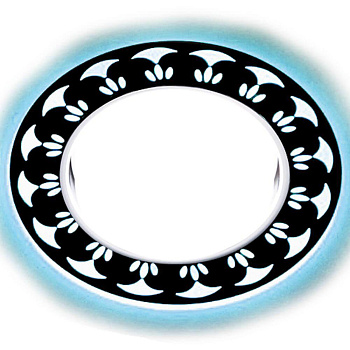 Ambrella Встраиваемый точечный светильник со светодиодной лентой G433 WH/CLD  белый/матовый GX53+3W(LED COLD)