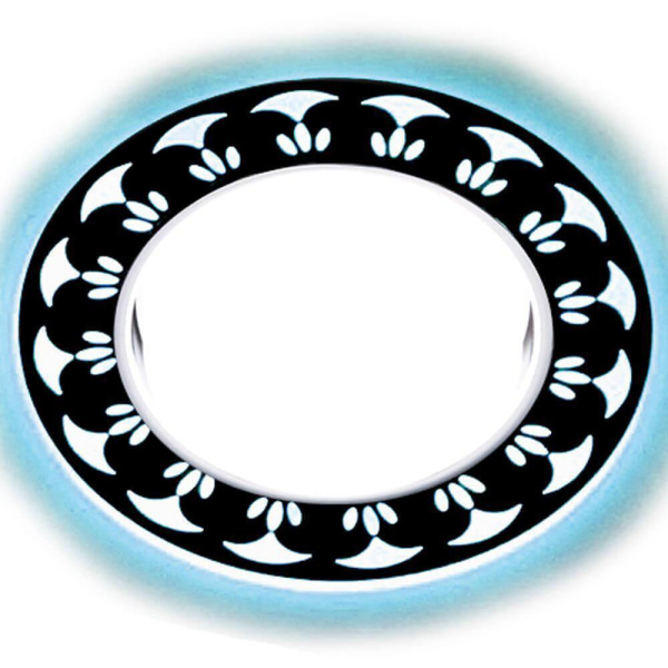 Ambrella Встраиваемый точечный светильник со светодиодной лентой G433 WH/CLD  белый/матовый GX53+3W(LED COLD)