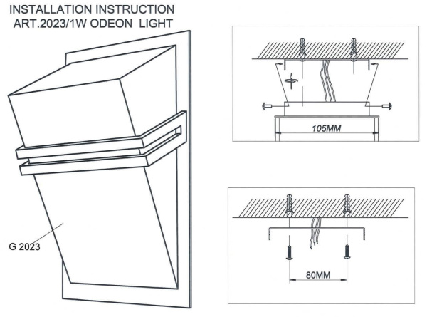 Odeon Light 2023/1W ODL11 750 бронза Настенный светильник  G9 40W 220V TIARA Купить Odeon Light 2023/1W ODL11 750 бронза Настенный светильник  G9 40W 220V TIARA