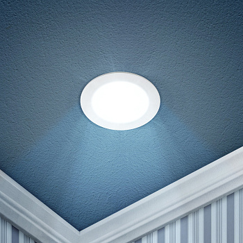 ЭРА LED 1-6-6K Светильник светодиодный круглый LED 6W 220V 6500K