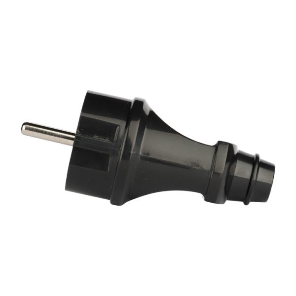 Купить EKF PROxima Вилка прямая с/з черн. 16А 250В