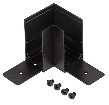 ЭРА Коннектор TRM-S20-CC-B угловой для накладного магнитного шинопровода NOVA TRM-S20 черный