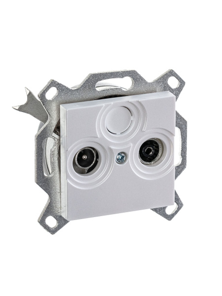 Купить ABB EPJ Levit жемчуг / ледяной Розетка TV-R, проходная, 7дБ, жемчуг 2CHH083607A6068