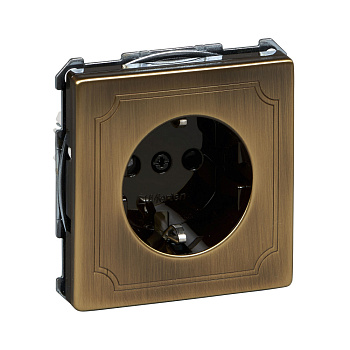 SE Merten SD Античная латунь Механизм Розетки 16А с з/к с/ шт MTN2300-4143