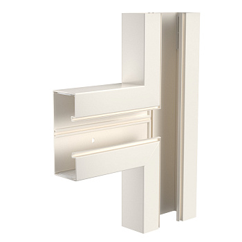 OBO Bettermann Т-образная секция кабель-канала Rapid 80, 70x170 мм (без крышки) ПВХ, кремовый RAL9001 6274761