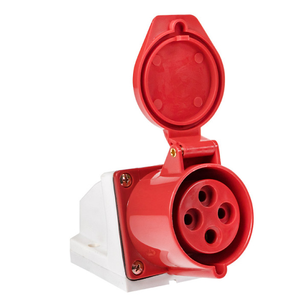 Купить EKF PROxima Розетка стационарная наружная 124 3Р+РЕ 32А 380В IP44