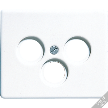 JUNG SL 500 Черная Накладка TV-SAT-FM розетки SL561SATSW