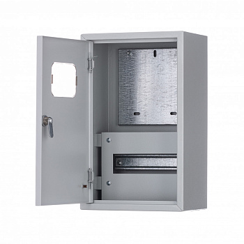 Dekraft Корпус металлический учетный навесной 400х2500х160 1-фазный 9 мод. IP31 ЩРУН-1/9