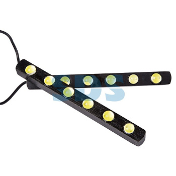 LAMPER Дневные ходовые огни универсальные 6диодов 80-1131