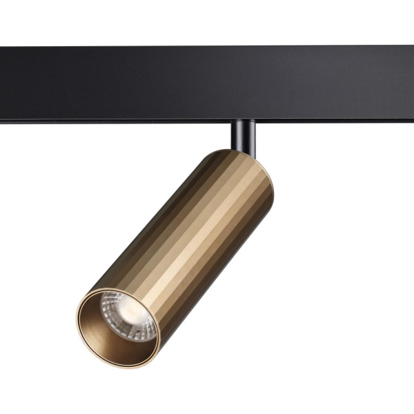 Novotech 358988 SHINO NT22 бронза светлая/черный Трековый светильник для низковольного шинопровода IP20 LED 4000K 15W 48V FLUM
