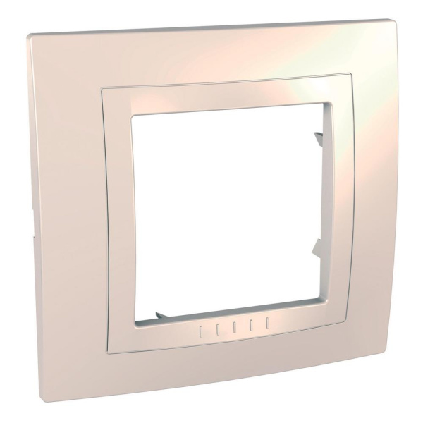 SE Unica Бежевый Рамка 1-ая литая MGU2.002.25M