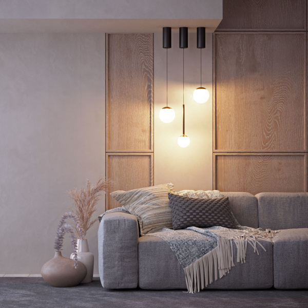 Купить Arlight Светильник SP-BEADS-HANG-R130-10W Warm3000 (BK, 250 deg, 230V) (IP20 Металл, 5 лет) 036524