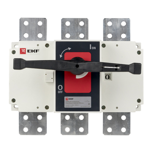 Купить EKF PROxima Рубильник-выключатель 1250A 3P c рукояткой управления для прямой установки PowerSwitch