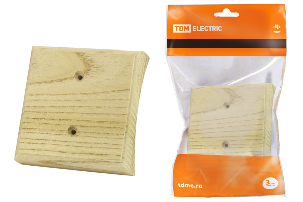 TDM Накладка на бревно деревянная универсальная НБУ 1П 240 мм, сосна SQ1821-0004