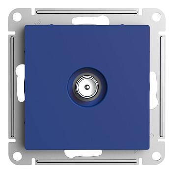 Systeme Electric AtlasDesign Аквамарин Розетка TV проходная 4DB, механизм