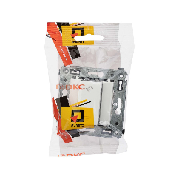 Купить DKC Диммер кнопочный в стену для LED ламп, "Avanti", "Белое облако"