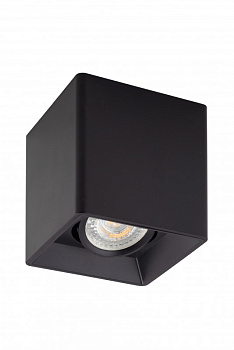 Denkirs Светильник накладной IP 20, 10 Вт, GU5.3, LED, черный, пластик DK3030-BK