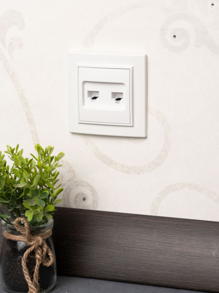 Купить EKF Basic Минск Белый RJ-45 2-ая, СП