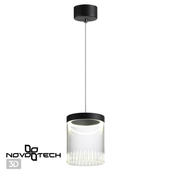 Novotech 359008 OVER NT23 000 черный Светильник накладной светодиодный IP20 LED 4000K 18W 85-265V AURA