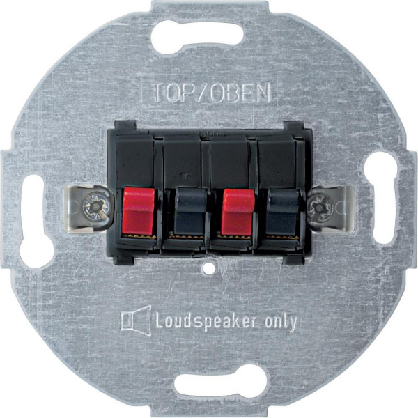 Купить SE Merten Антрацит Механизм АудиоРозетки 2-ой, пружинные клеммы MTN467014