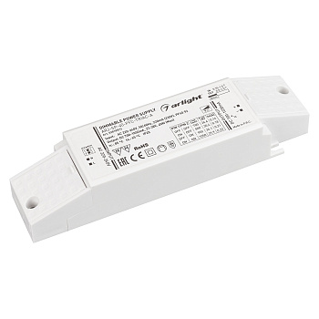 Arlight Блок питания ARJ-SP-40-PFC-TRIAC-INS (40W, 27-38V, 0.7-1.05A) (IP20 Пластик, 5 лет) 028185(1)