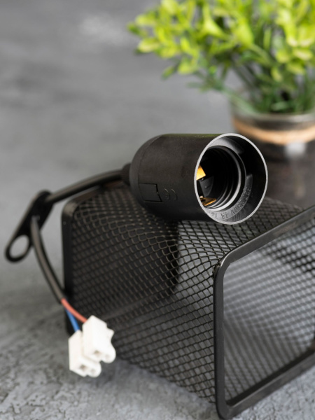 Купить EKF PROxima Патрон Е27 подвесной с клеммной колодкой пластик черный