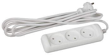 ЭРА U-3-1,5m Удлинитель без зазeмления., 2х0.75мм2, 3гн, 1,5м Б0019250