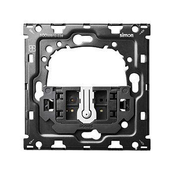 Simon 100 Кит 1 пост механизм 1 переключатель (проходной) + суппорт 10010101-039